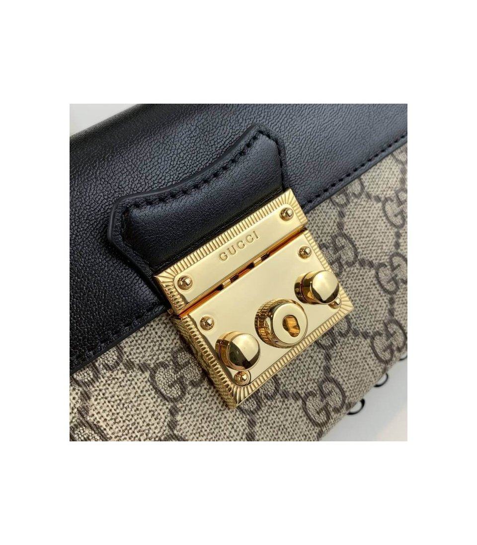 Gucci Padlock Mini Bag Black view 11