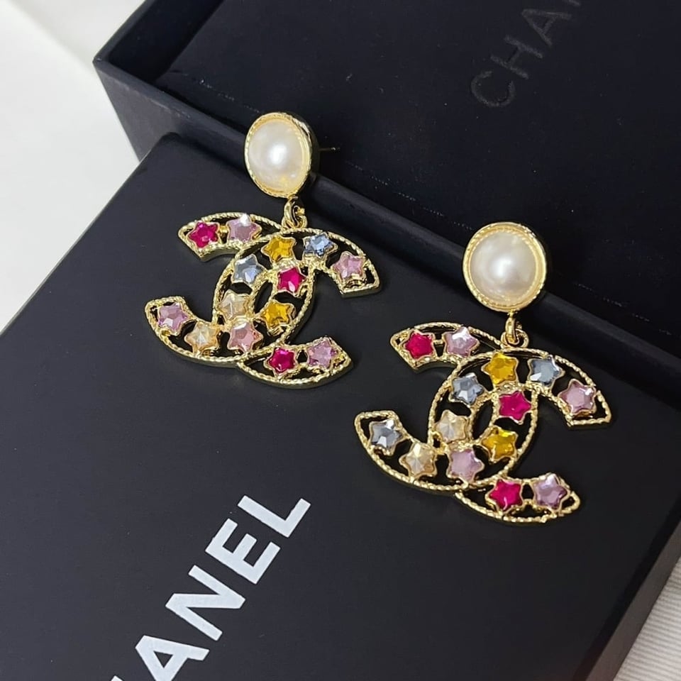 Chanel Colorful Star Earings Abf197 B19940 Nafqf view 2