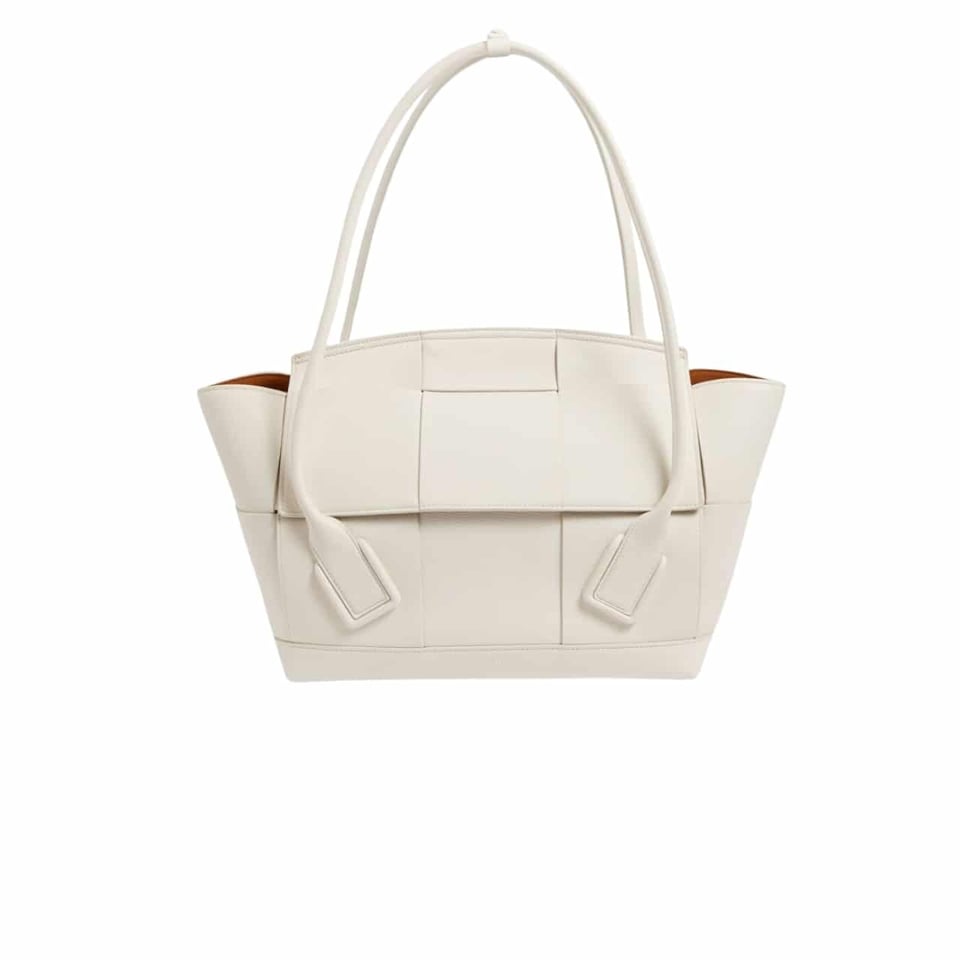 Bottega Veneta Arco Handbag Leather In White 20Cm view 2