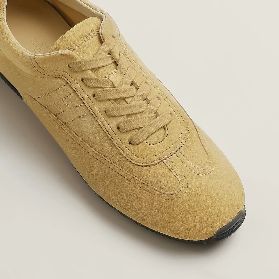 Hermes Master Sneakers Alabaster Beige Color Goatskin H261880ZHVD390 view 6