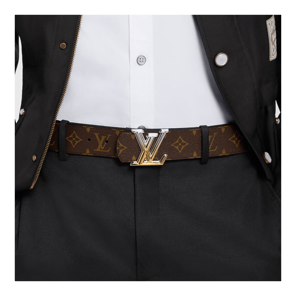 Louis Vuitton LV Dimension Gradient 40mm Reversible Men Belt M4068S view 5