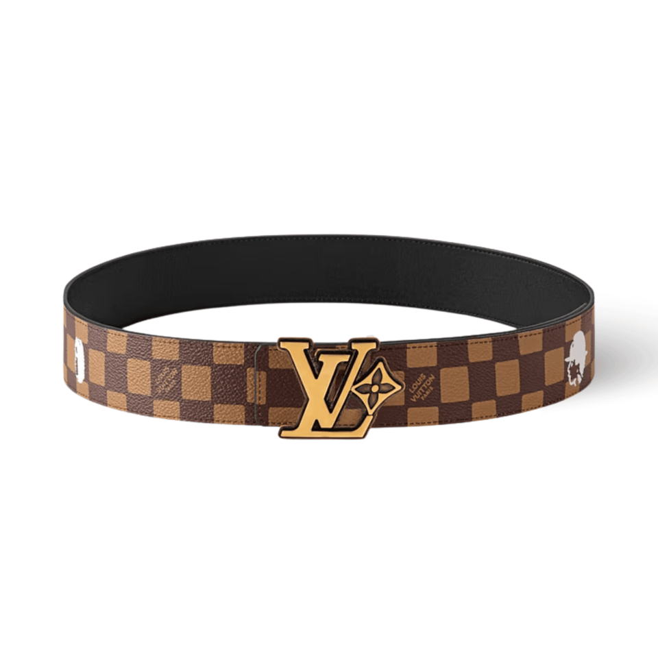 Louis Vuitton LV Flower Damier Phriendship 40mm Reversible Men Belt M4431V view 2