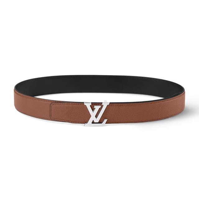 Lv Heritage 35mm Reversible Belt Cognac/Black M8220U