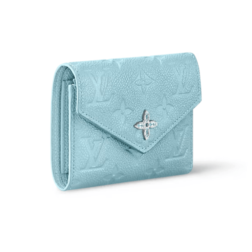 Louis Vuitton Blue Victorine Wallet For Women 12cm M12746 view 3