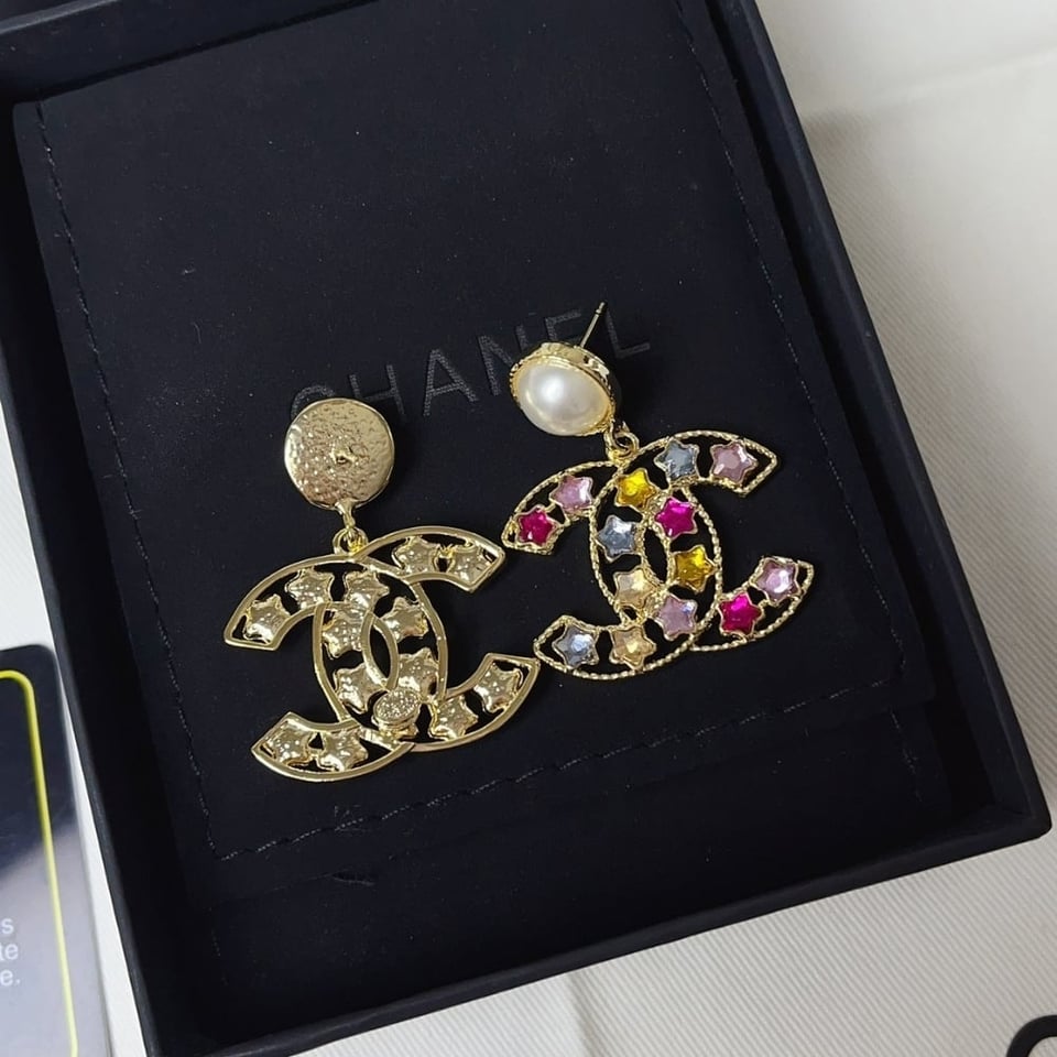 Chanel Colorful Star Earings Abf197 B19940 Nafqf view 3