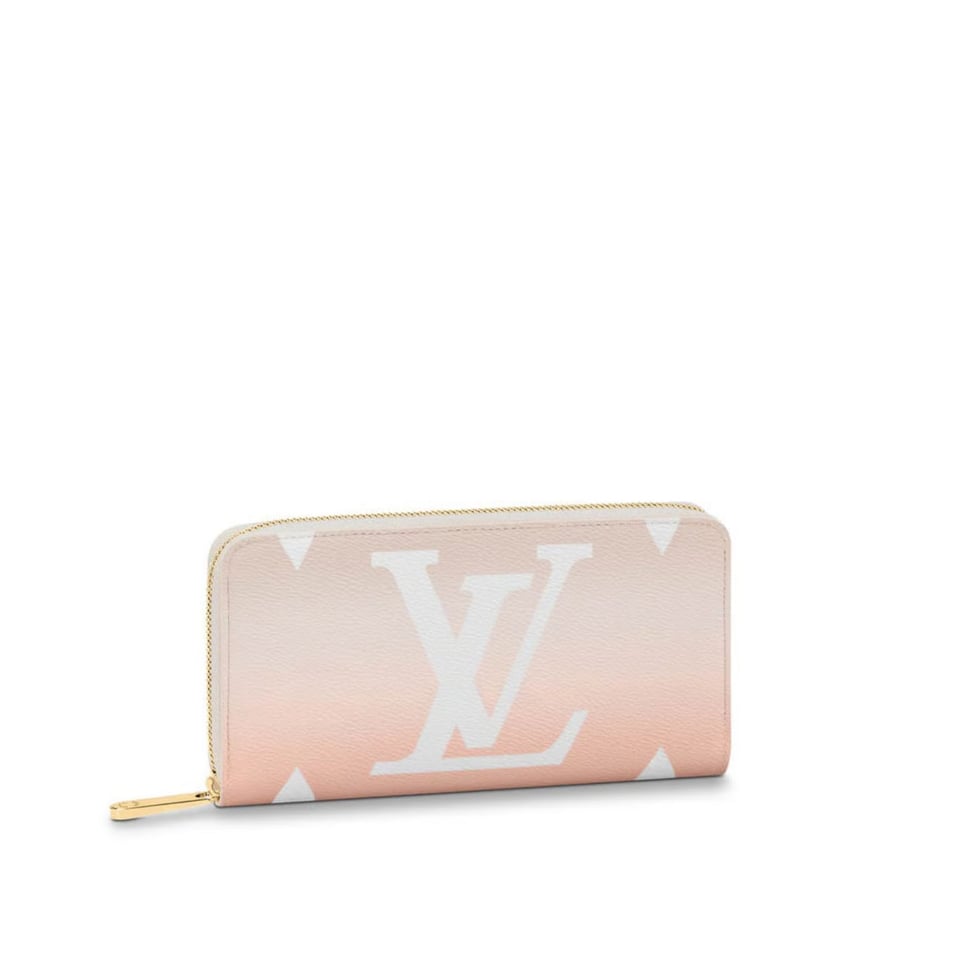 Louis Vuitton Zippy Wallet Mist Gray 19.5cm