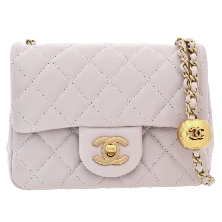 Chanel Quilted Mini Flap Bag Cream 18Cm/7in view 2