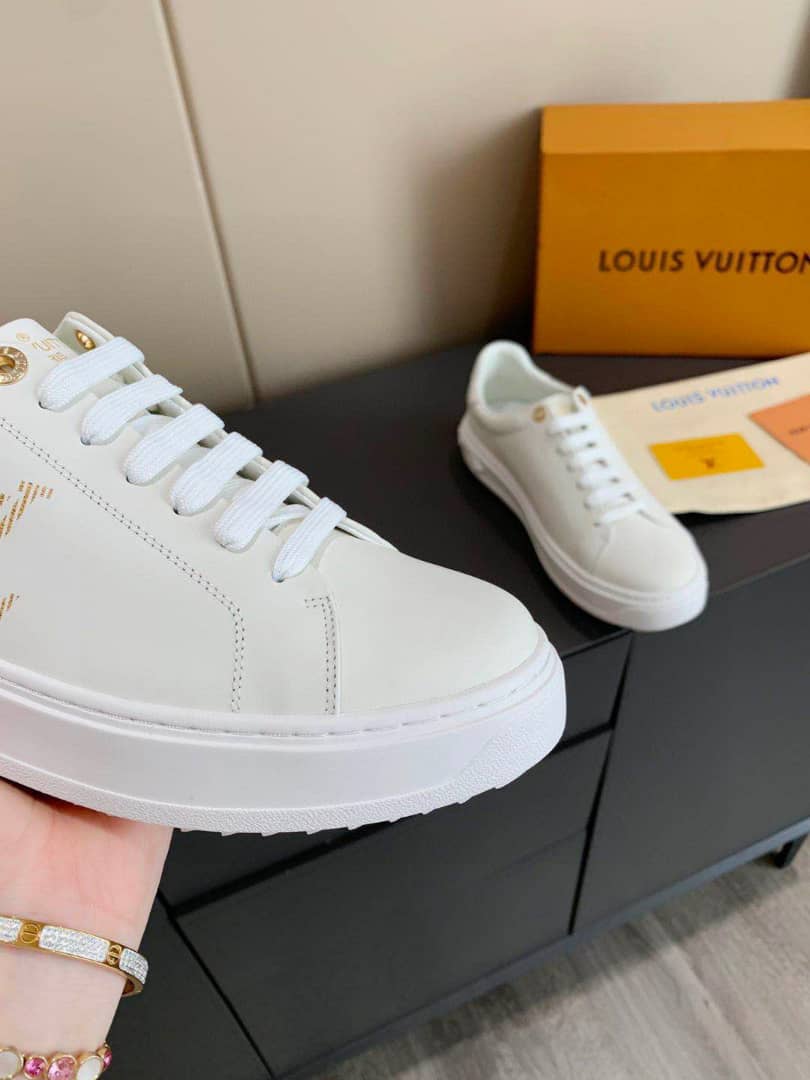 Louis Vuitton Time Out Sneaker White And Yellow view 7