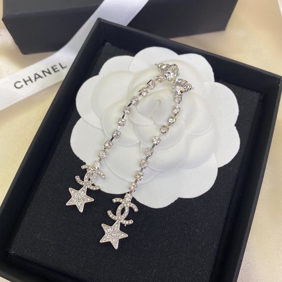 Chanel Cc Drop Earrings view 8
