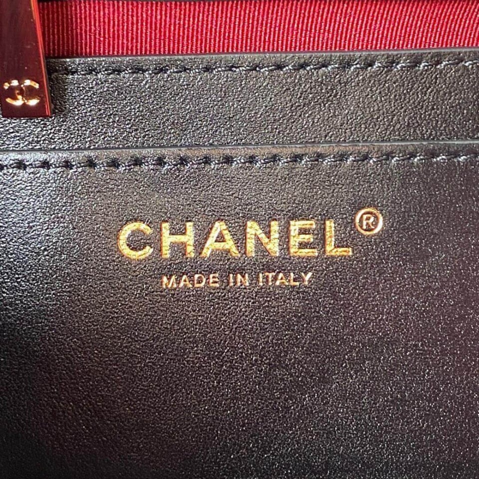 Chanel Small Backpack Grained Calfskin view 13