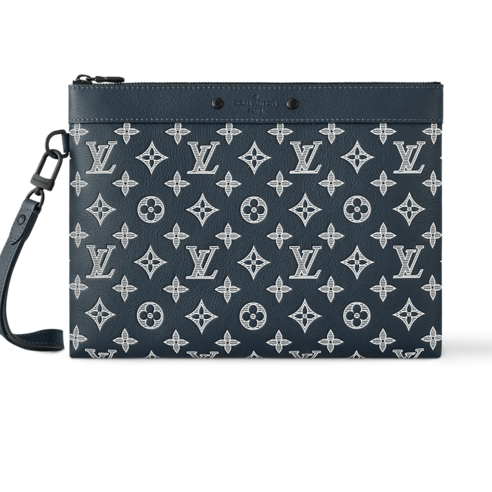 Louis Vuitton Navy Blue Pochette To-Go For Women 30cm M83382