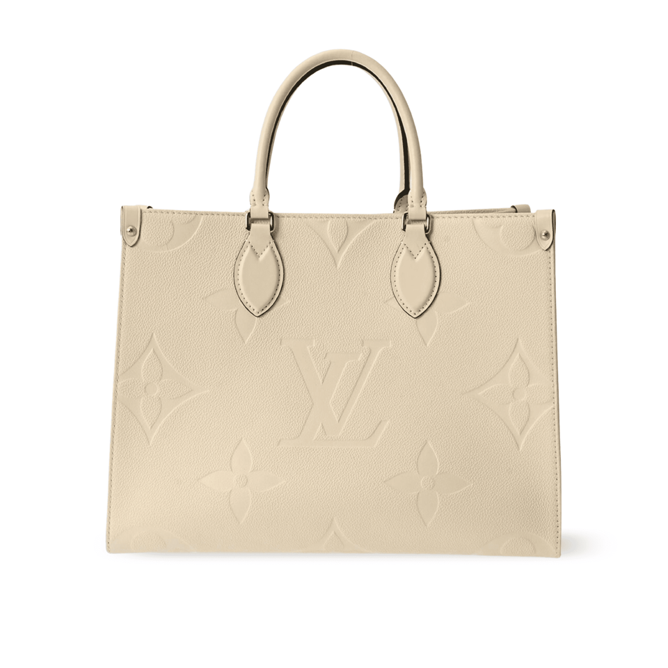 Louis Vuitton LV Onthego MM Tote Bag Monogram Beige 35cm M46531