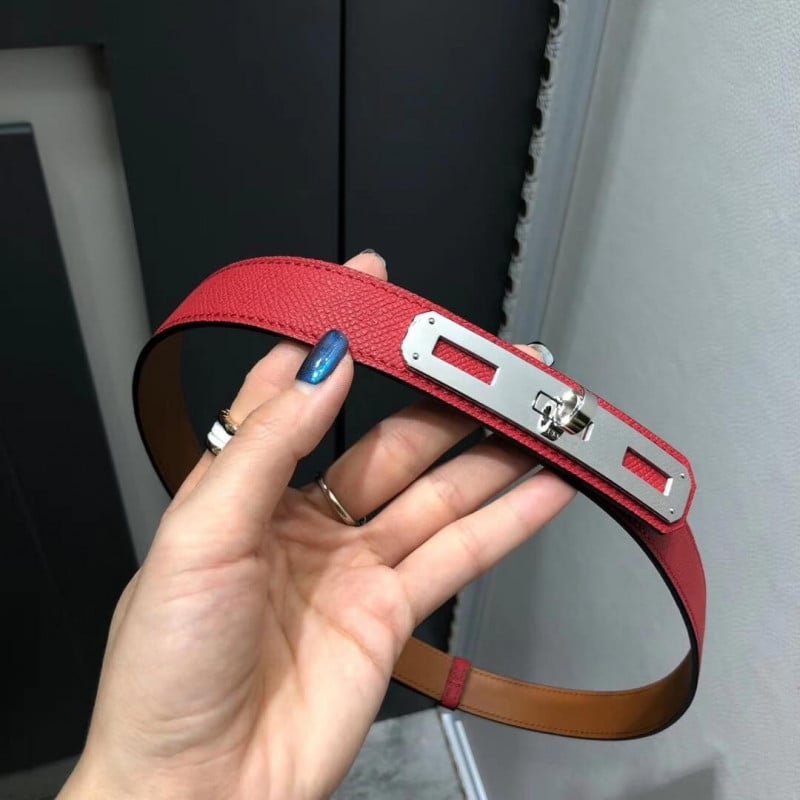 Hermes O’Kelly 24 Belt H07960 Burgundy view 6