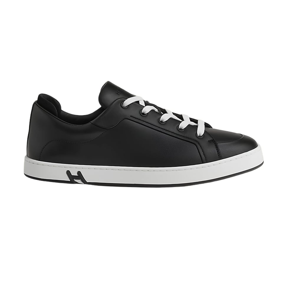 Hermes Kid Sneakers Noir Color Goatskin H251929ZH01410