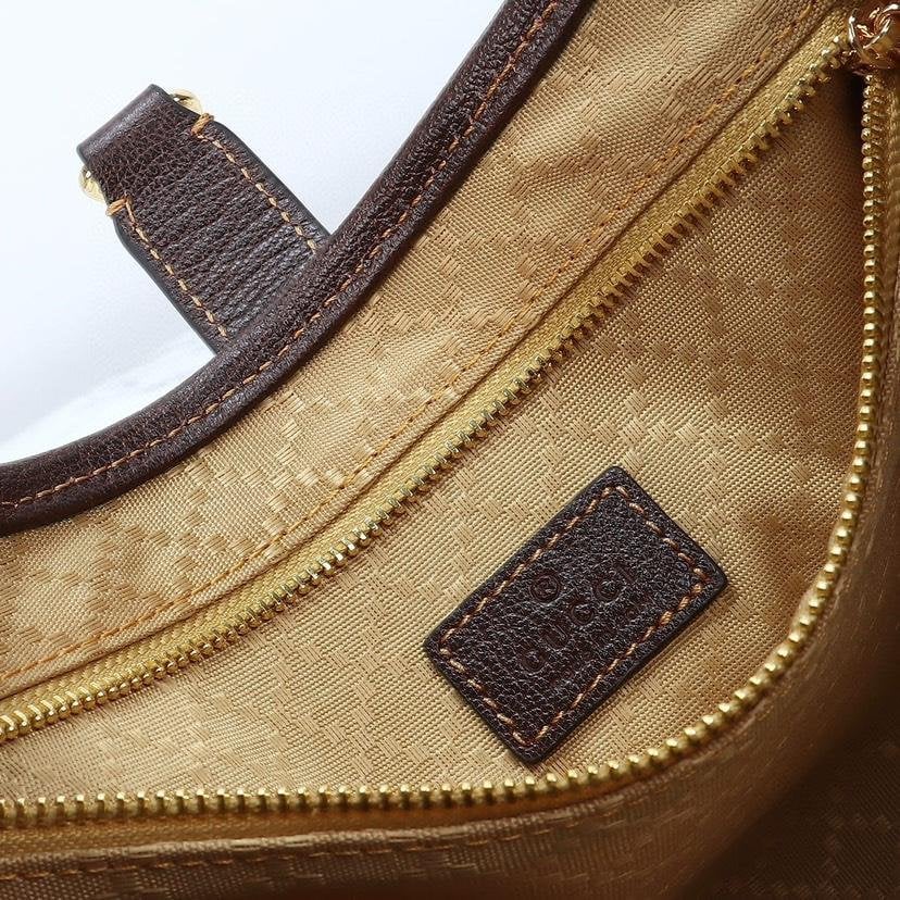 Gucci Jackie 1961 Medium Shoulder Bag 31.5cm/12.4in Sand And Brown ‎863136 view 9