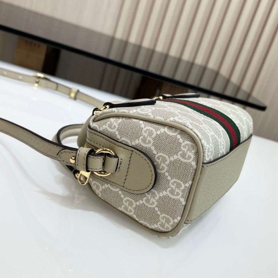 Gucci Ophidia Mini Boston Bag GG Supreme 16.5cm/6.5in view 11