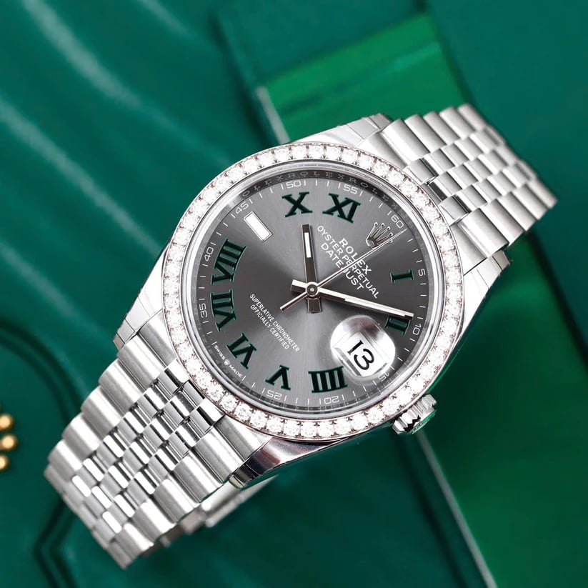[Superclone] Rolex Datejust 36mm Slate Dial Jubilee 126284RBR view 5