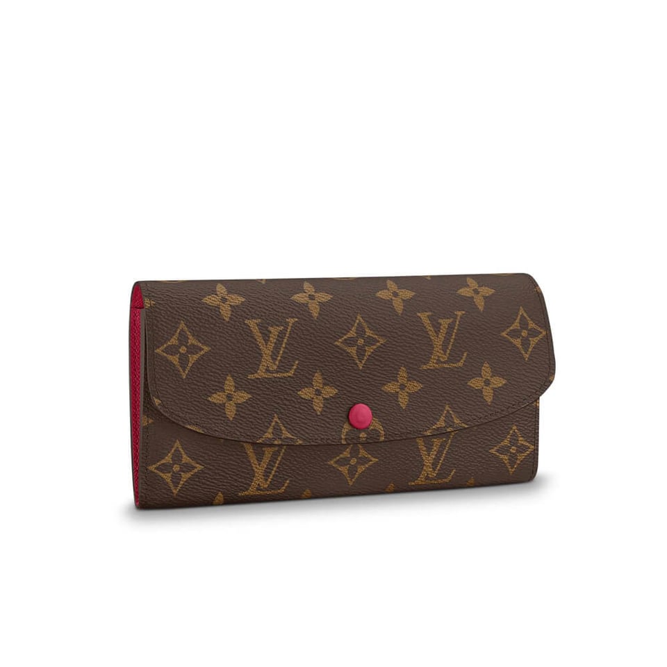 Louis Vuitton Monogram Canvas Emilie Wallet Fuchsia