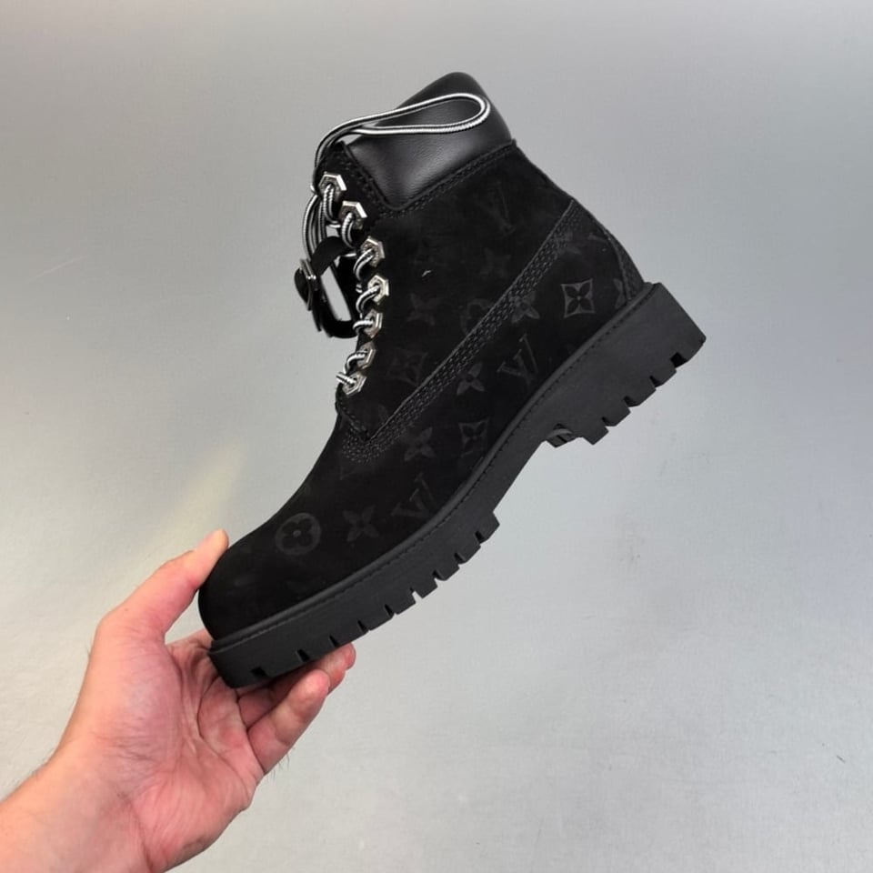 Louis Vuitton Lv X Timberland Boots Black 1Ad73B view 9