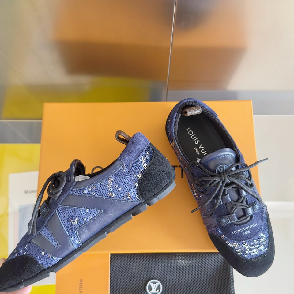 Louis Vuitton Sneakerina Sequin Blue – Ballet-Inspired Women’s Sneakers view 5