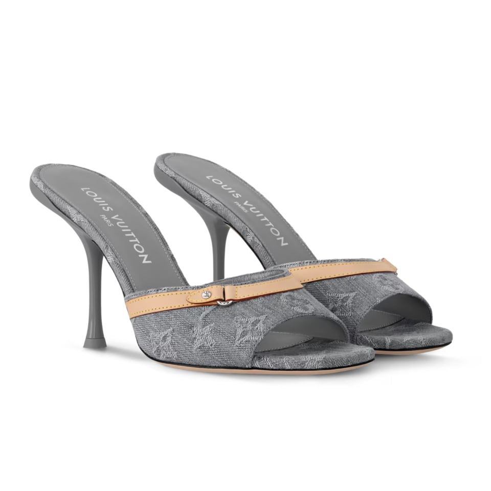 Louis Vuitton 6Am Mule Gray 1Adigt
