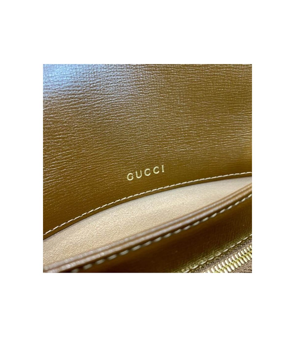 Gucci 1955 Horsebit Brown GG Supreme Canvas Shoulder Bag 25cm view 20