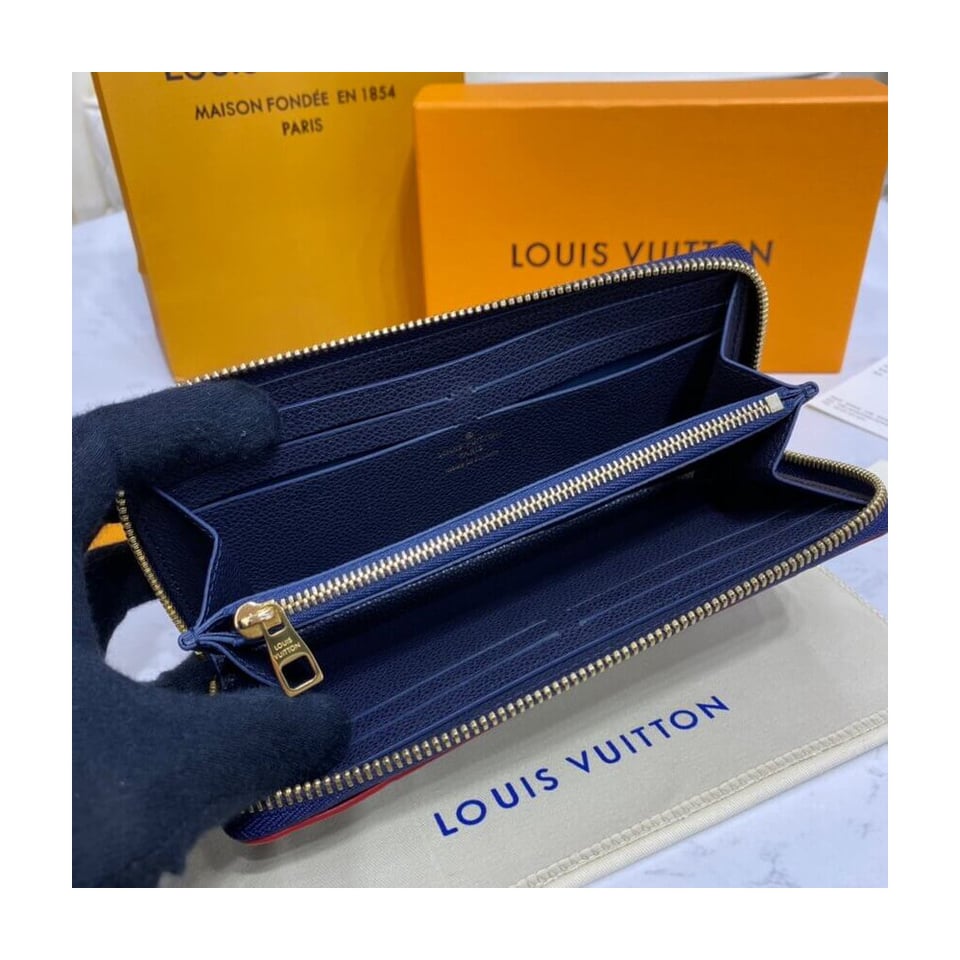 Louis Vuitton Monogram Empreinte Leather Clemence Wallet M69415 view 9