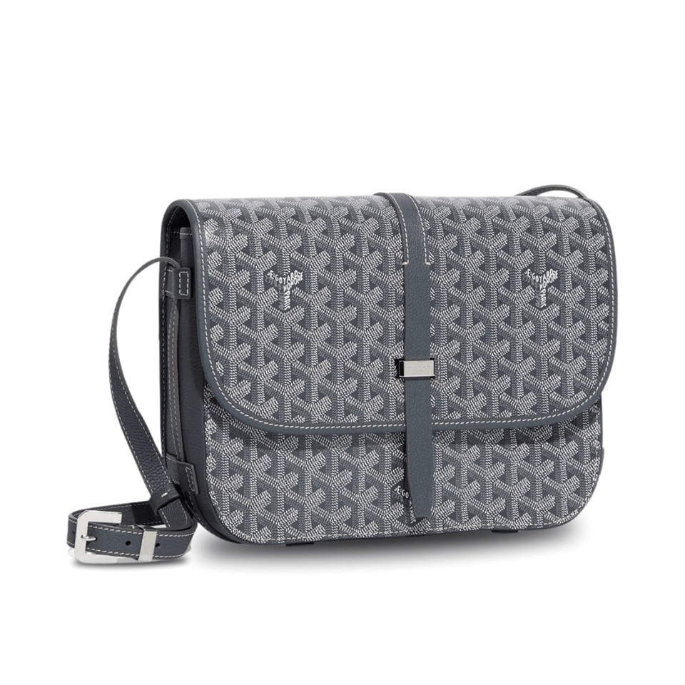 Goyard Belvedere Mm Bag 28Cm Grey Canvas view 2