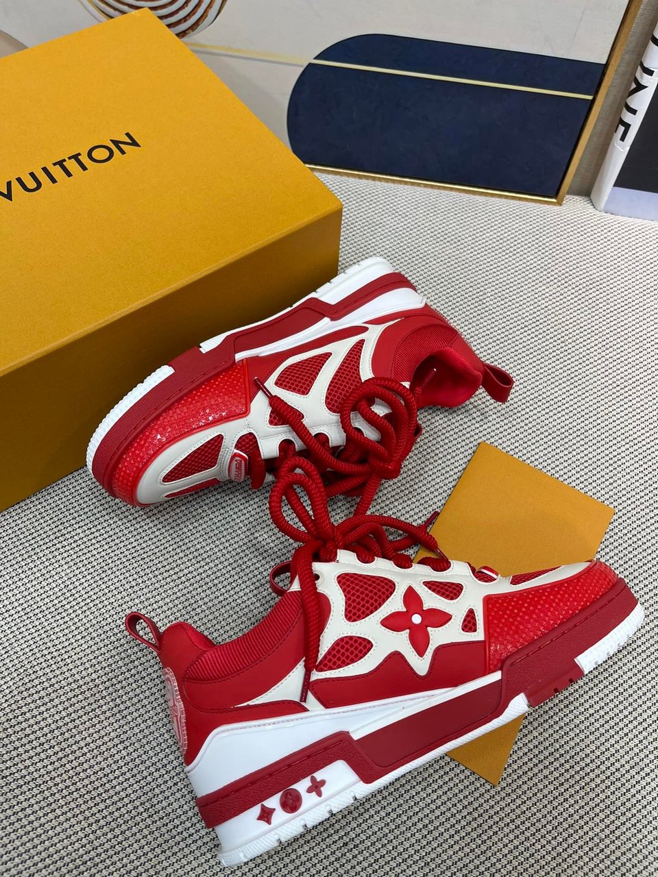 Louis Vuitton Lv Skate Sneaker Red view 8