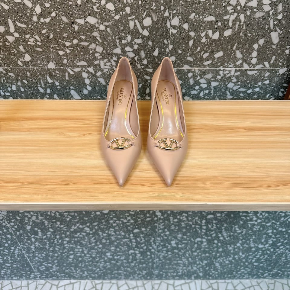 Valentino Garavani Vlogo Patent Leather Slingback Pump Pink view 8