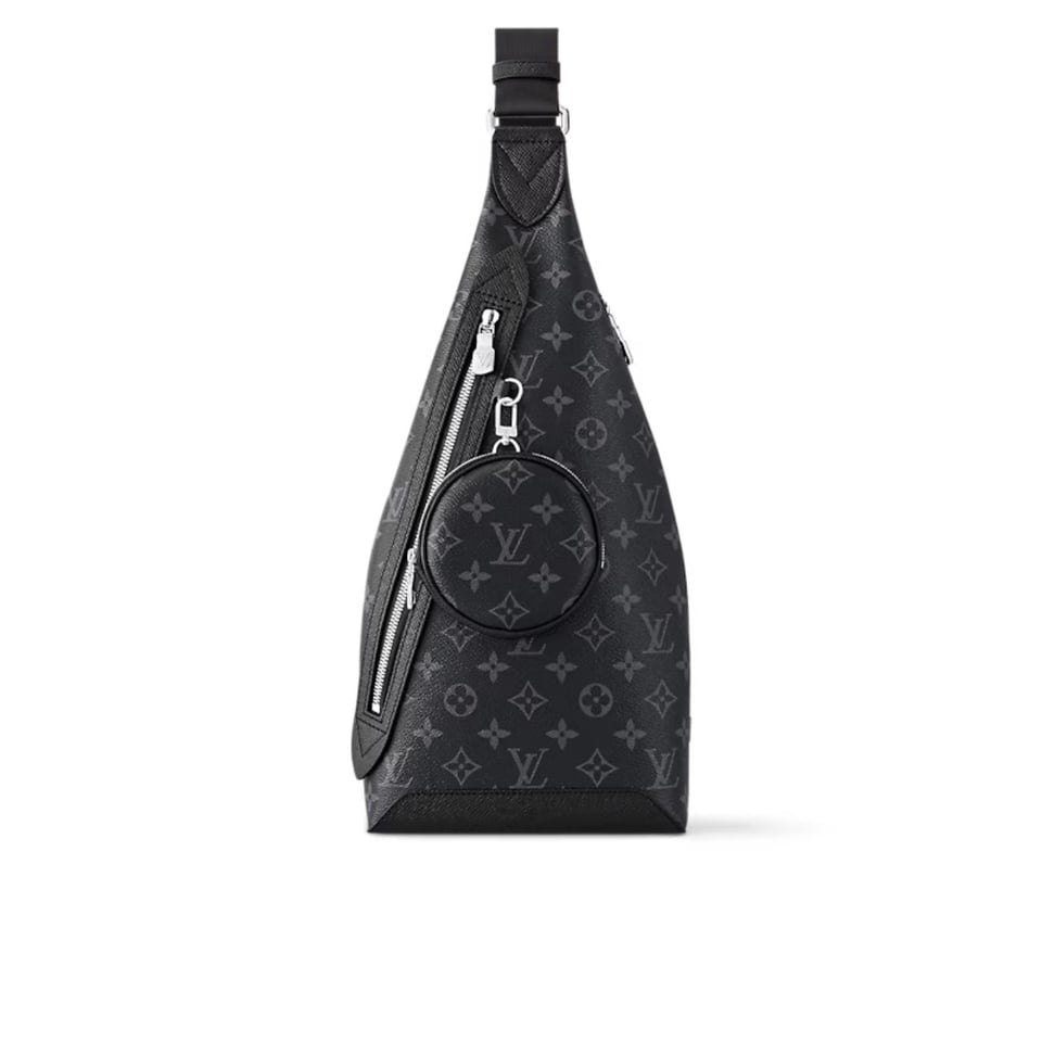 Louis Vuitton Duo Sling Bag Caro Black 42Cm M30936 view 2