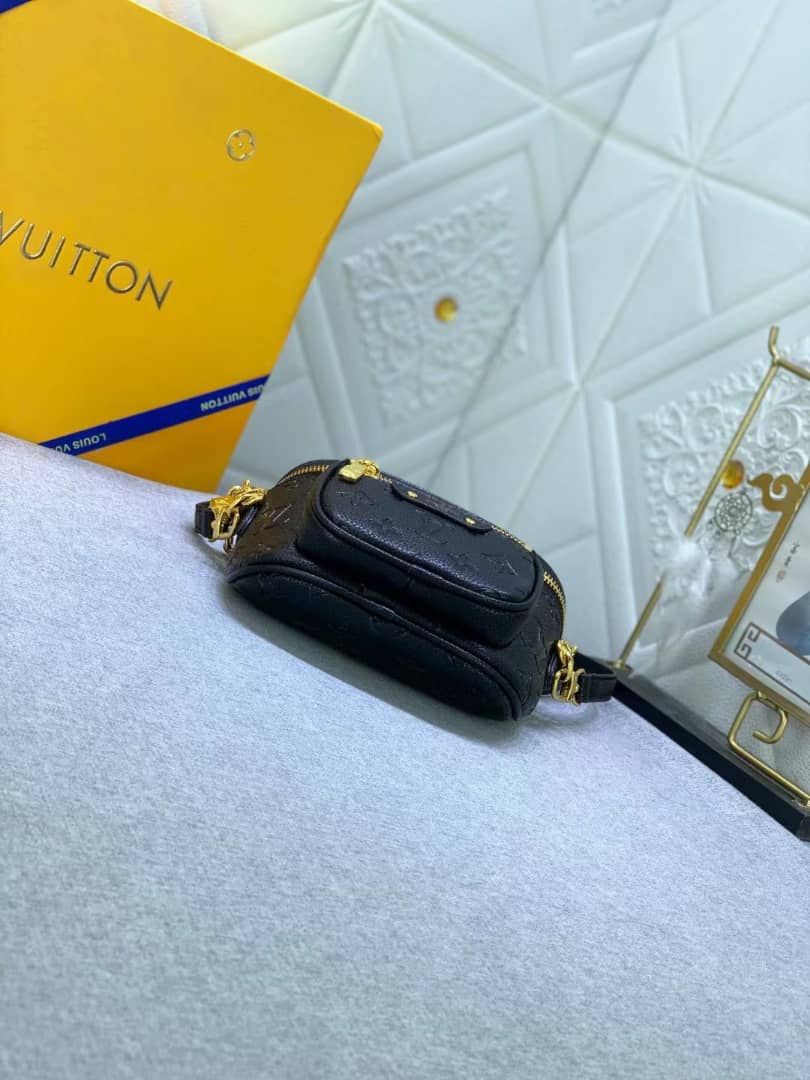 Louis Vuitton Mini Bumbag Black Monogram Empreinte 17Cm M46917 view 8