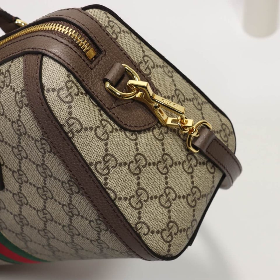 Gucci Ophidia GG Canvas Medium Top Handle Shoulder Bag 32cm/12.6in view 9