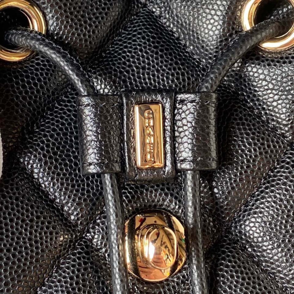 Chanel Small Backpack Grained Calfskin view 10