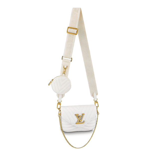 Louis Vuitton New Wave Multi Pochette White 20Cm M56471 view 2
