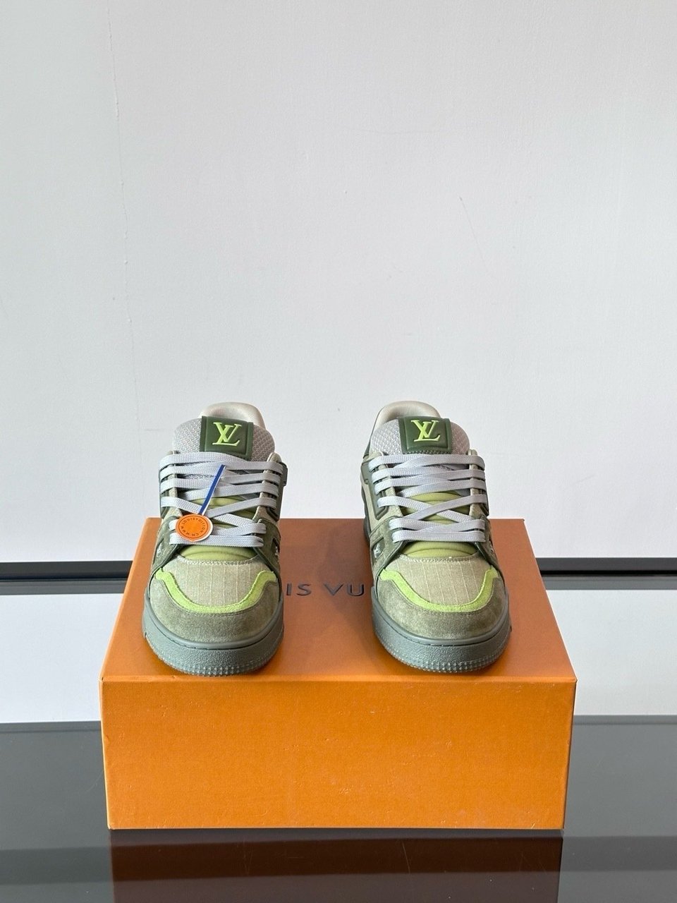 Louis Vuitton LV Trainer Outdoor Sneaker Green for Men view 11