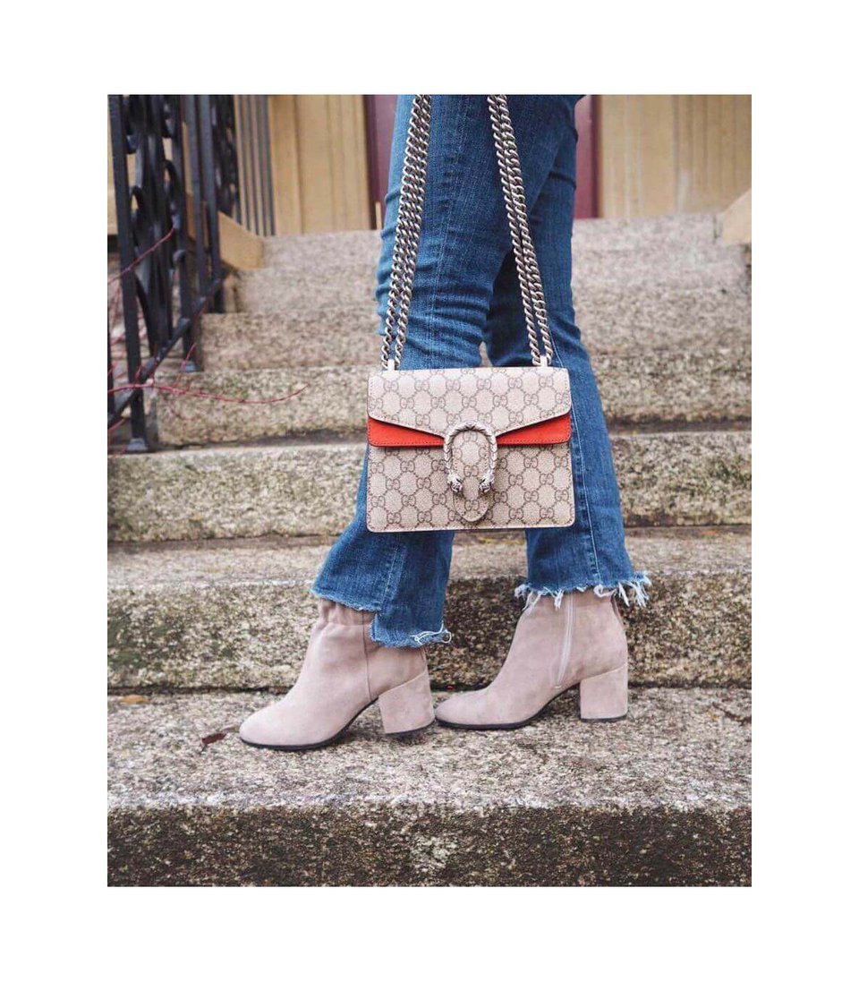 Gucci Dionysus GG Supreme Mini Bag Red 20cm view 7