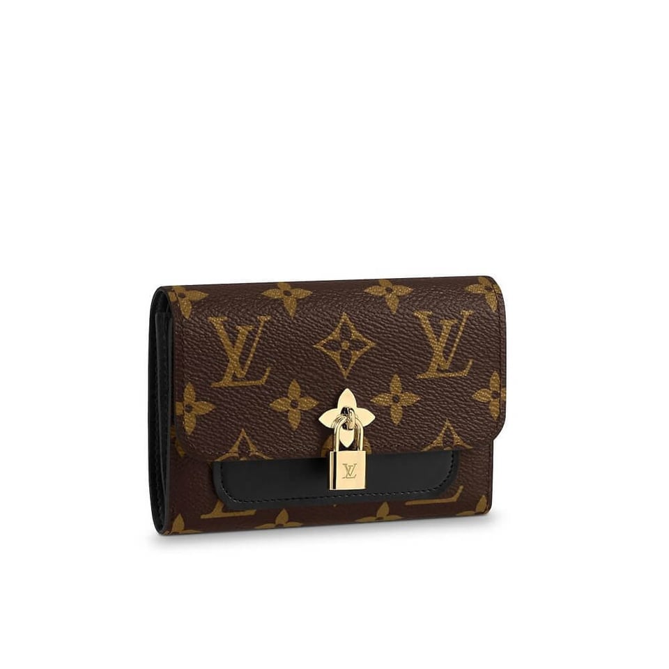 Louis Vuitton Flower Compact Wallet Black view 2
