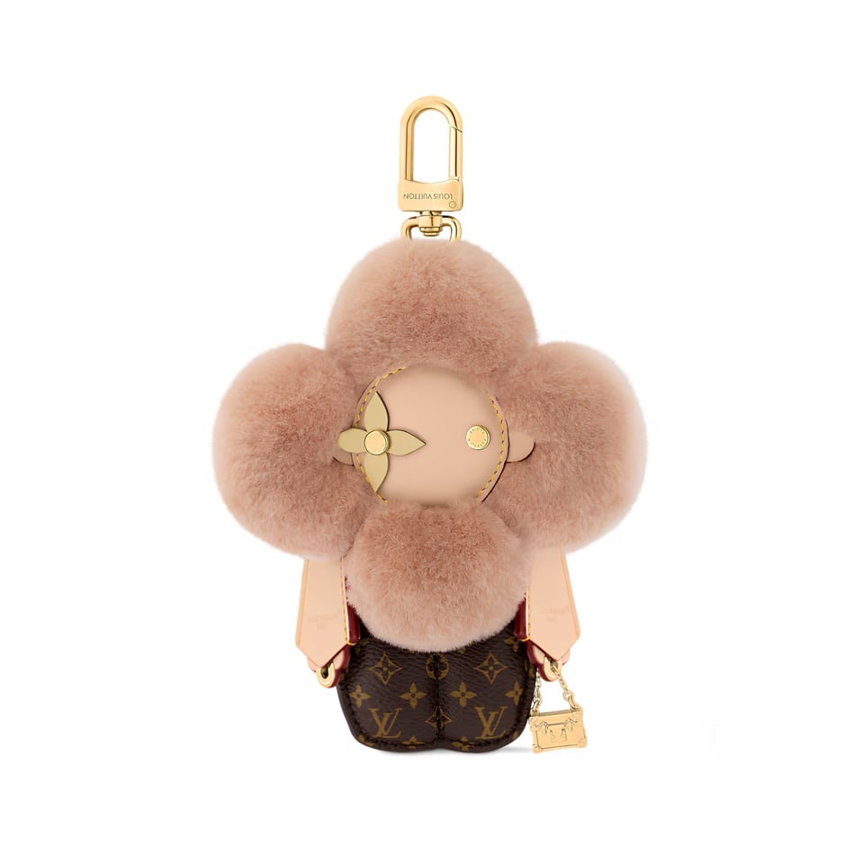 Louis Vuitton Vivienne Fashionista Bag Hanging Accessory Brown 18cm/7.1in