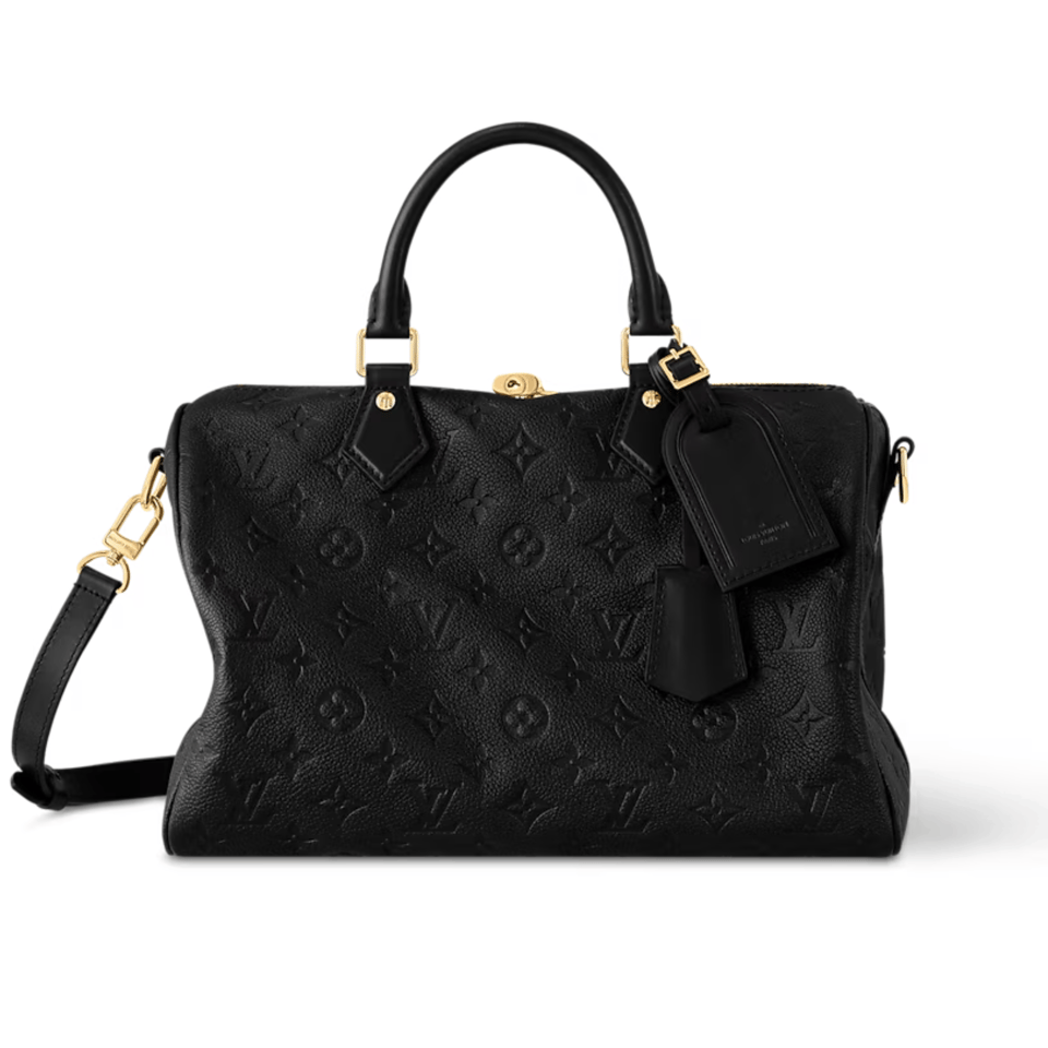 Louis Vuitton Speedy Soft 30 Monogram Empreinte Black 30cm M47186 view 2