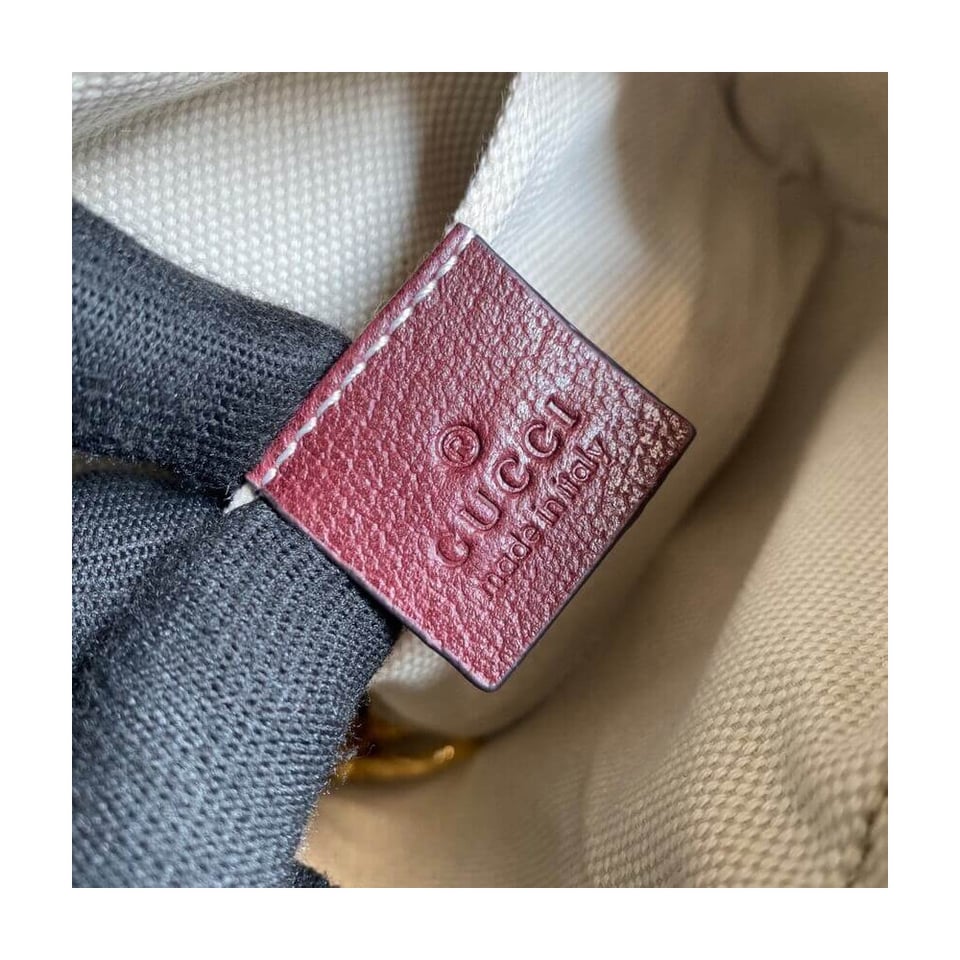 Gucci Ophidia Mini Bag With Web Burgundy view 11
