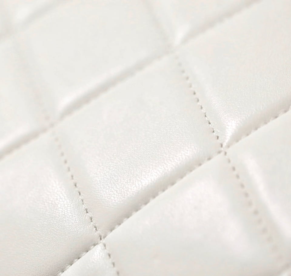 Chanel 24S Mini Flap Bag 20Cm White Lambskin Pearl Ball view 8