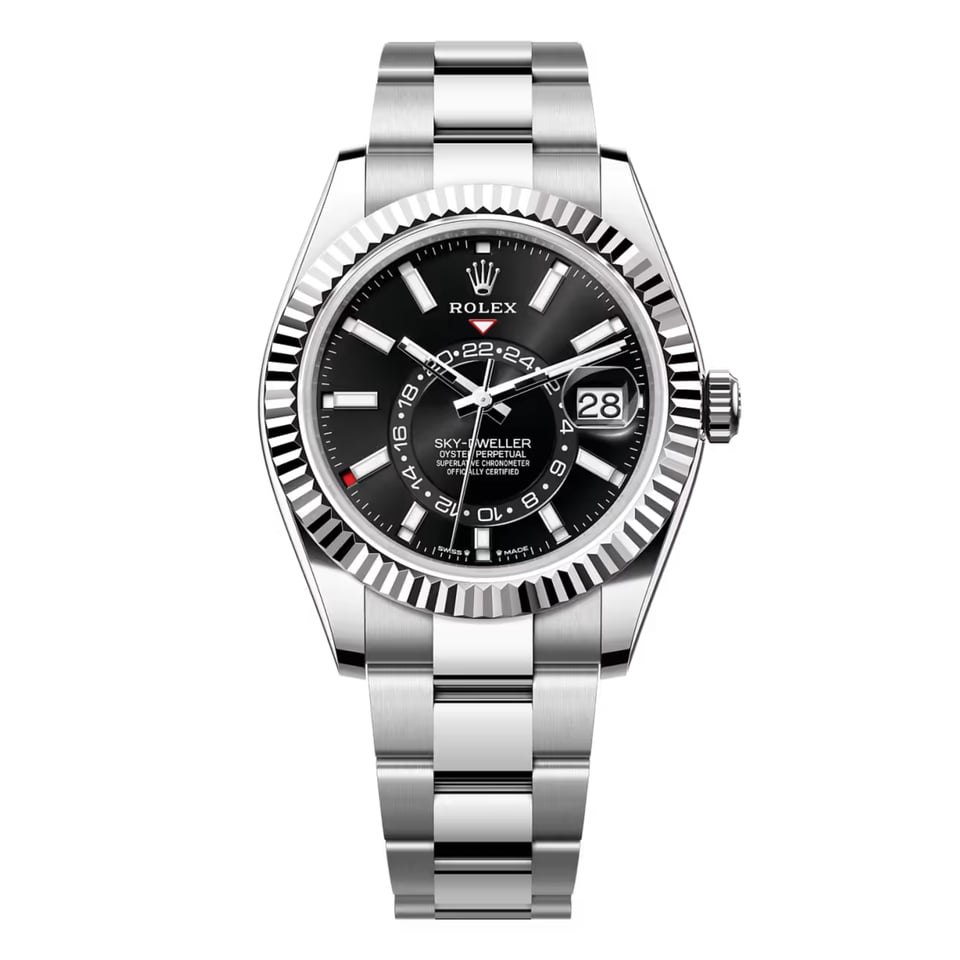 [Superclone] Rolex Sky-Dweller 42mm Bright Black Dial Oyster 336934