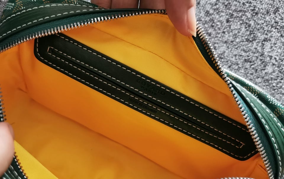 Goyard Cap-Vert Pm Bag 23X8X14Cm Green Canvas view 9