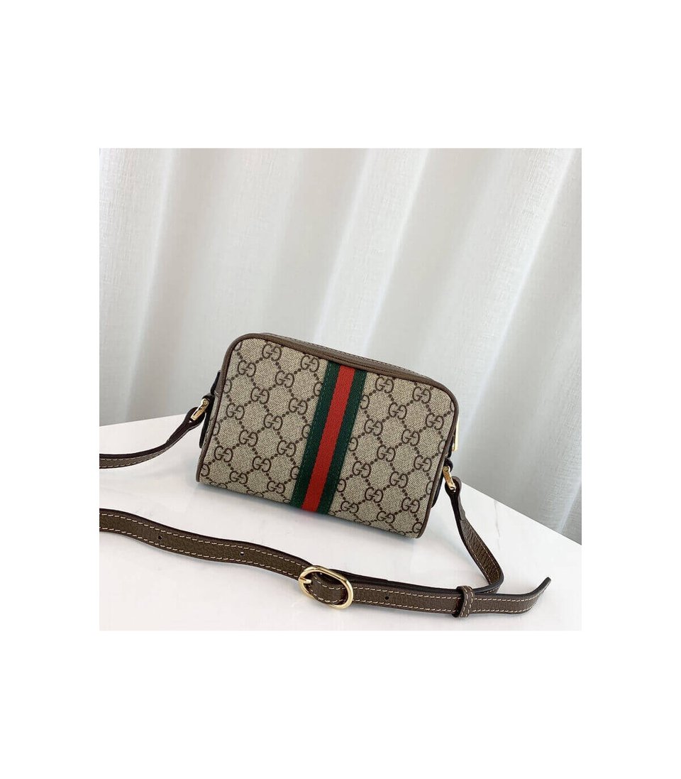 Gucci Ophidia GG Supreme Mini Bag Beige view 7