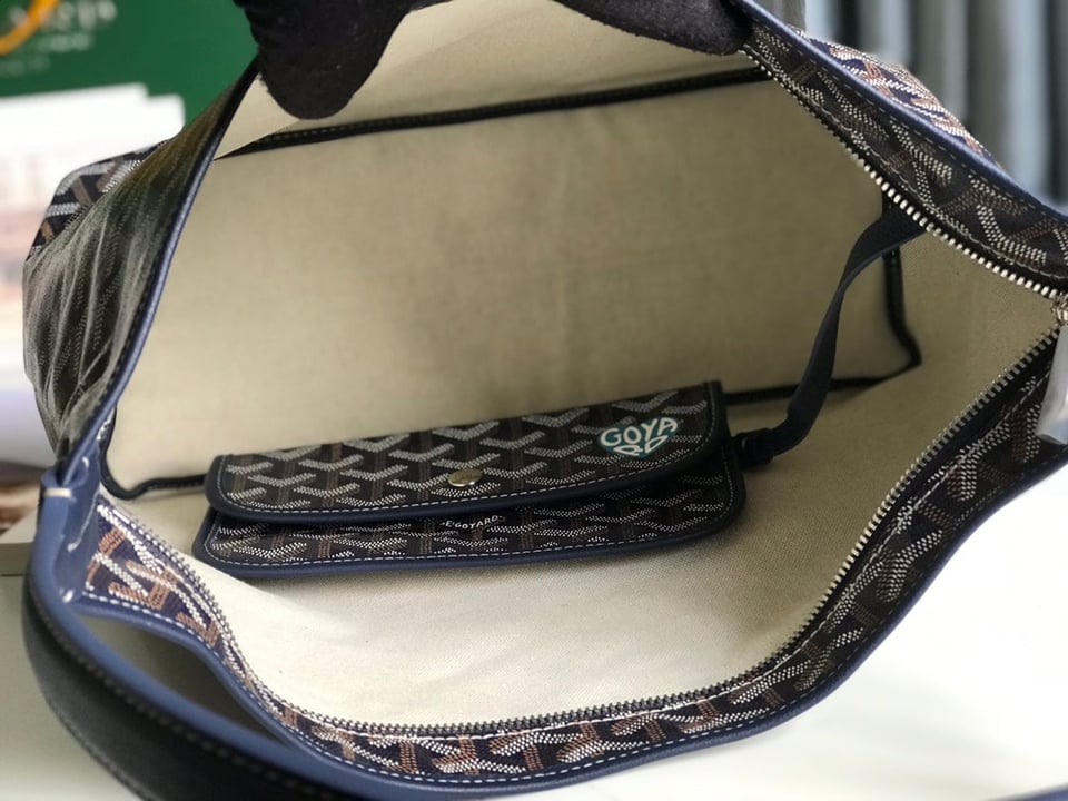 Goyard Hobo Boheme 42Cm Navy Blue Canvas view 9