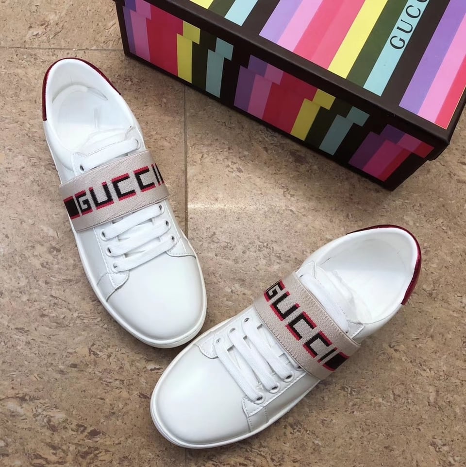 Gucci Wmns Ace Stripe Ivory 525269 0Fiv0 9086 view 10
