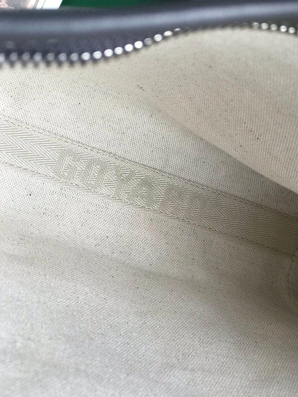 Goyard Conti Pouch 24 Cm Grey Black Lambskin And Goyardine Canvas view 7