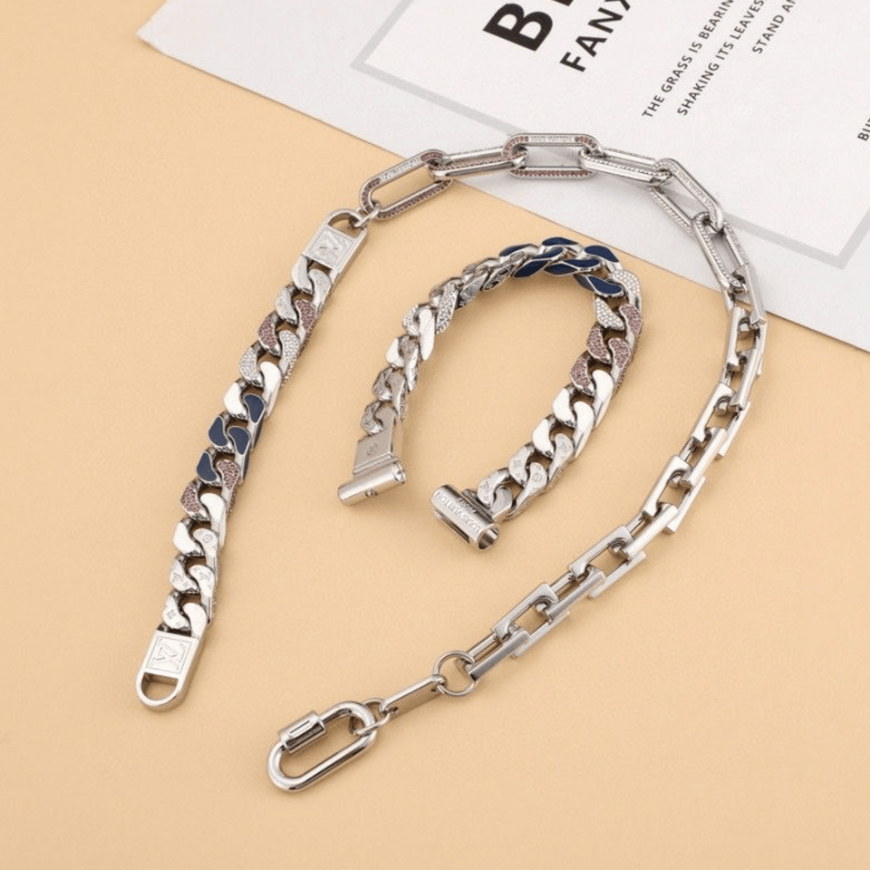 Louis Vuitton Silver Chain Necklace view 6