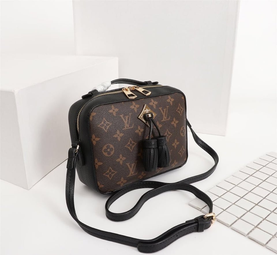 Louis Vuitton Saintong Monogram Canvas Black 22Cm view 7